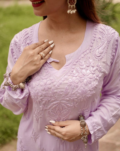 Premium Beige Dye Modal Kurta and Pant Set