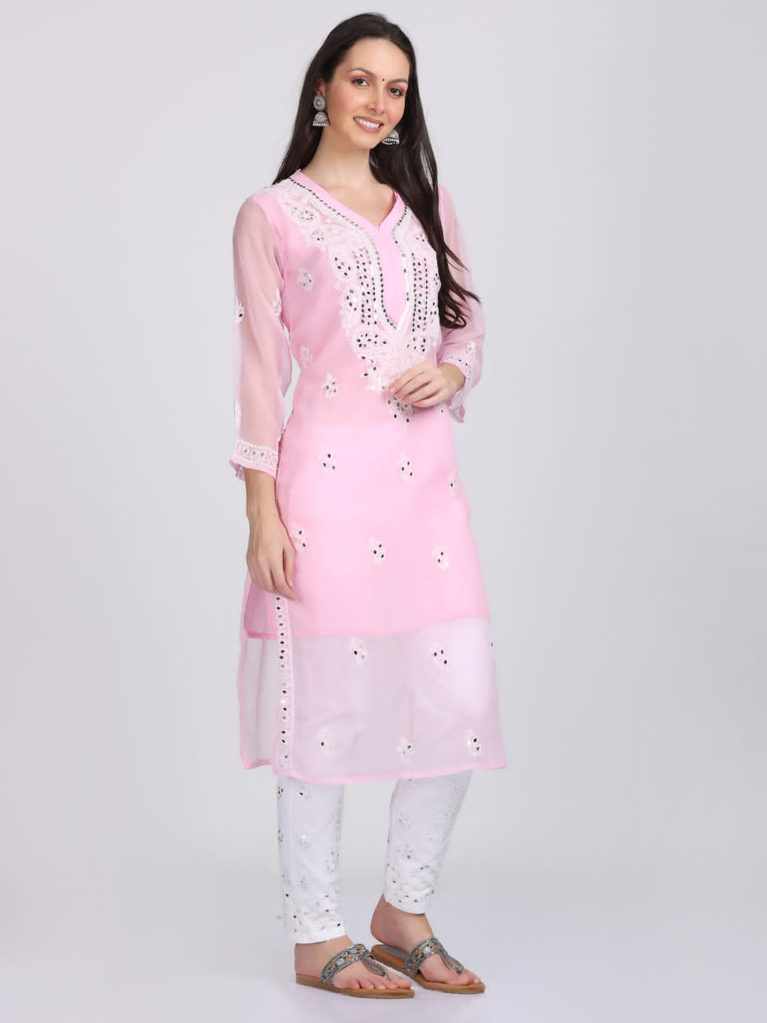 Mirror Gala Booti Kurti